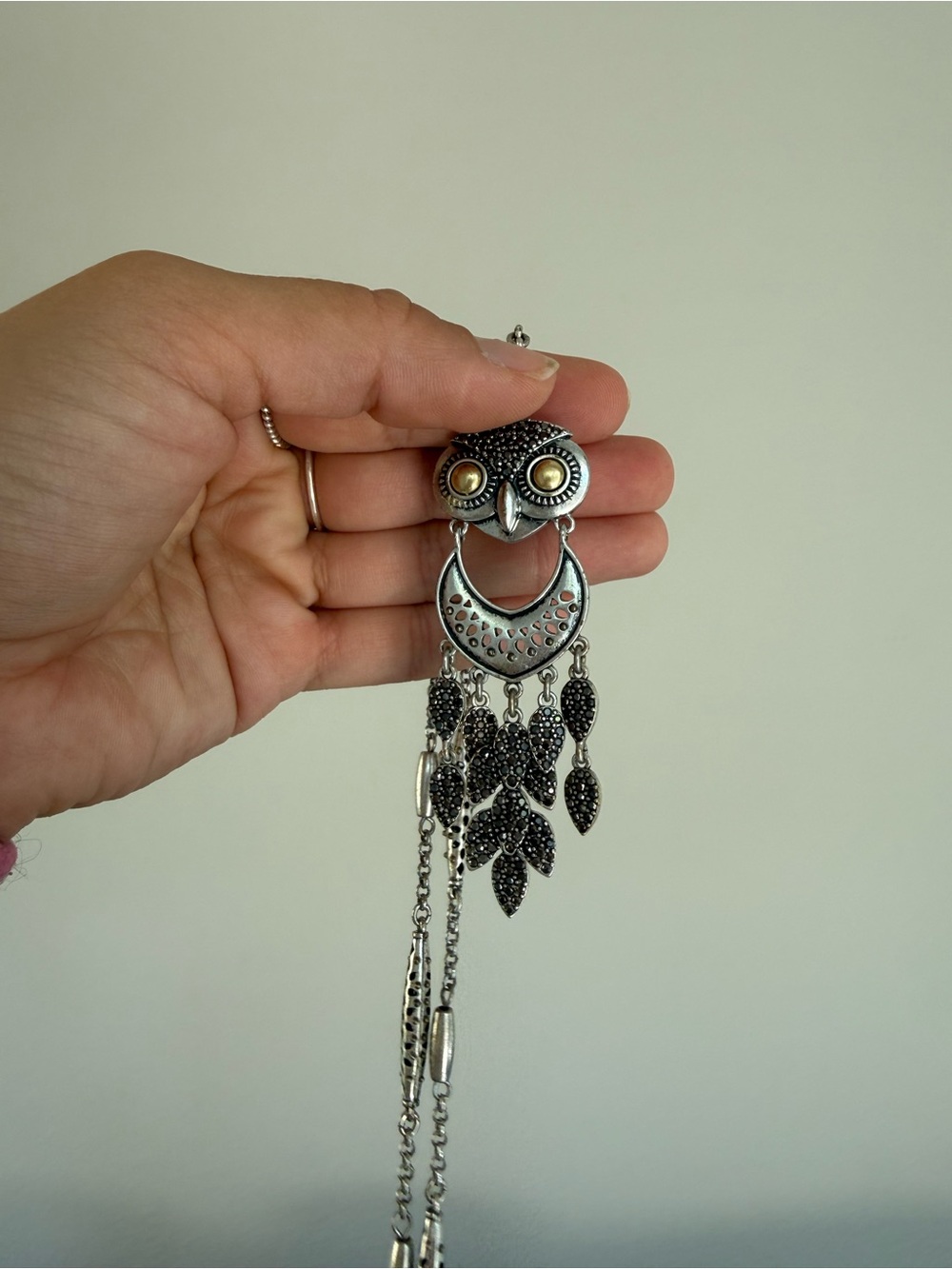 Lucky Brand Owl Necklace